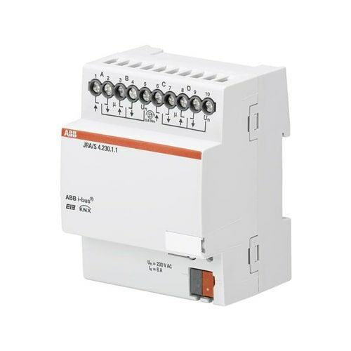 Công tắc thực thi điều khiển motor rèm 4 kênh – MDRC JRA/S4.230.1.1 (2CDG110130R0011)