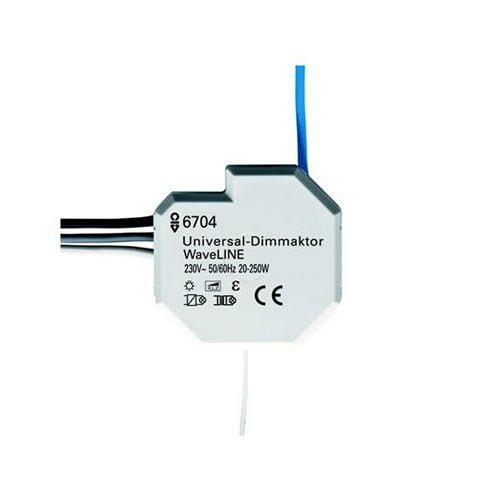 Công tắc thực thi WaveLINE 2 tải đèn dimming / ngữ cảnh ánh sáng 6704-500 (2CKA006700A0025)