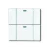 Công tắc gắn tường không dây WaveLINE 2 kênh 6732-84-500 (2CKA006730A0039)