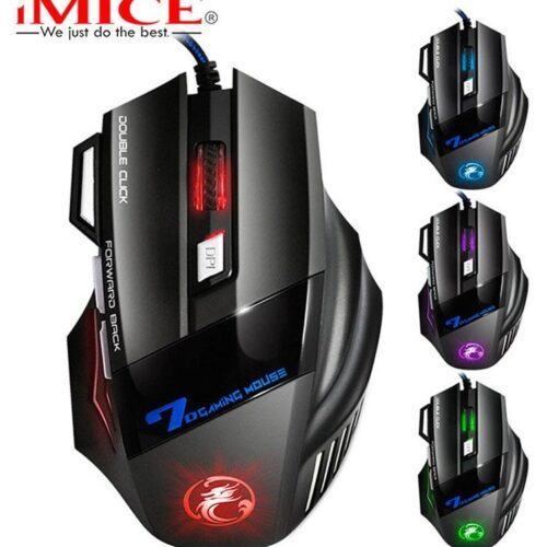 Chuột Gaming có dây iMICE X7 - Độ nhạy max 3200 Dpi - Bảo hành 12 tháng